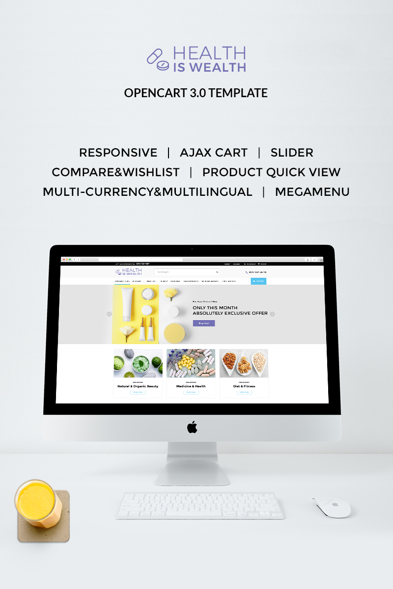 Health Is Wealth - Responsive OpenCart Template