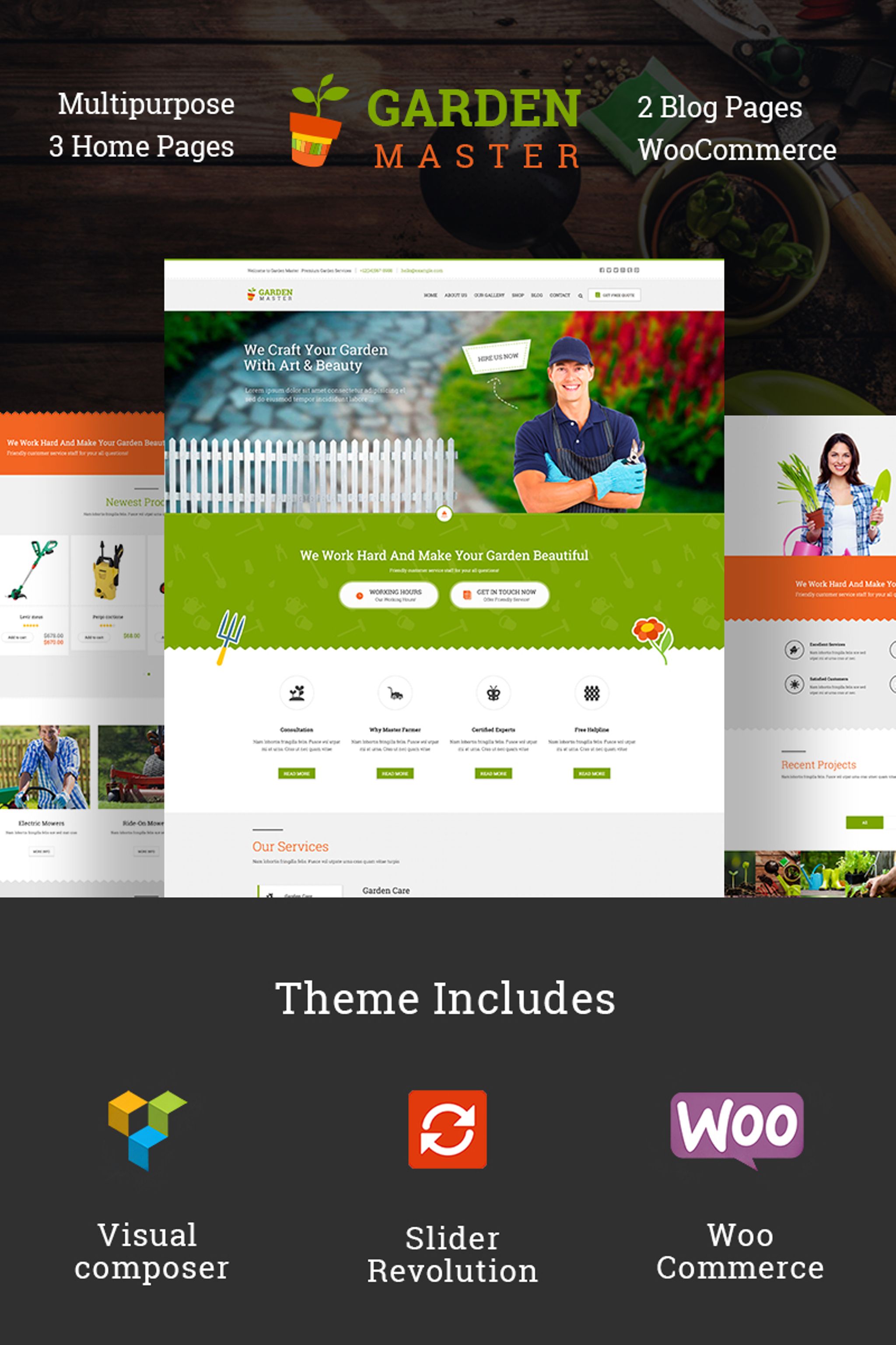 Garden Master WordPress Theme