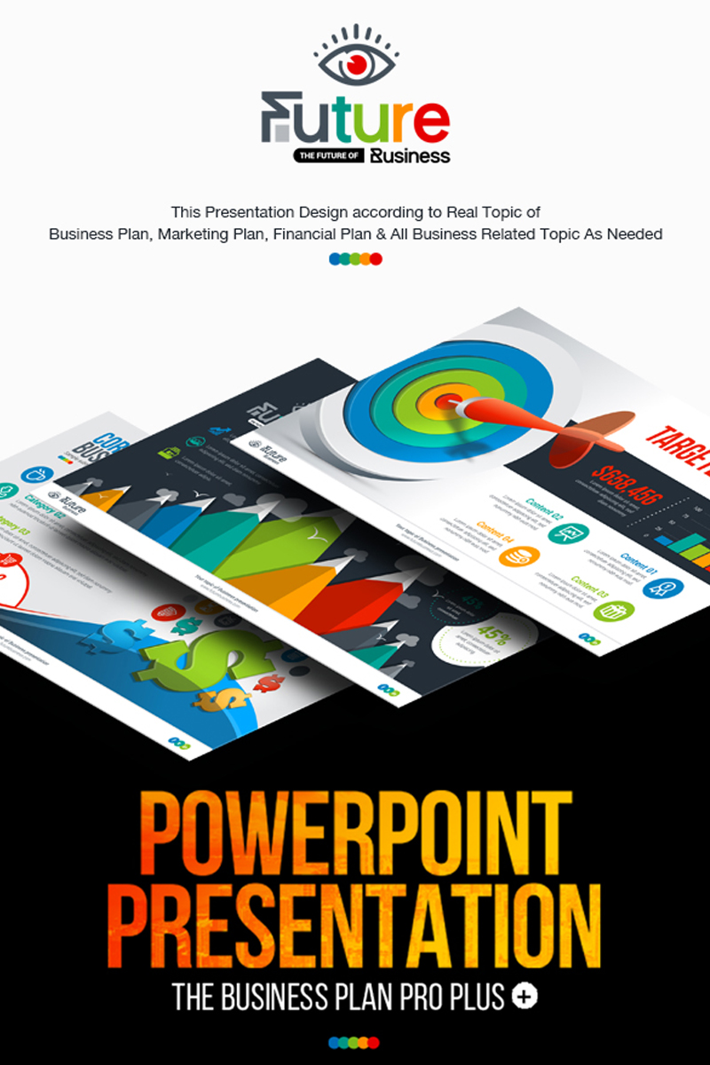 Business Plan Presentation | Animated PPTX, Infographic Design PowerPoint template