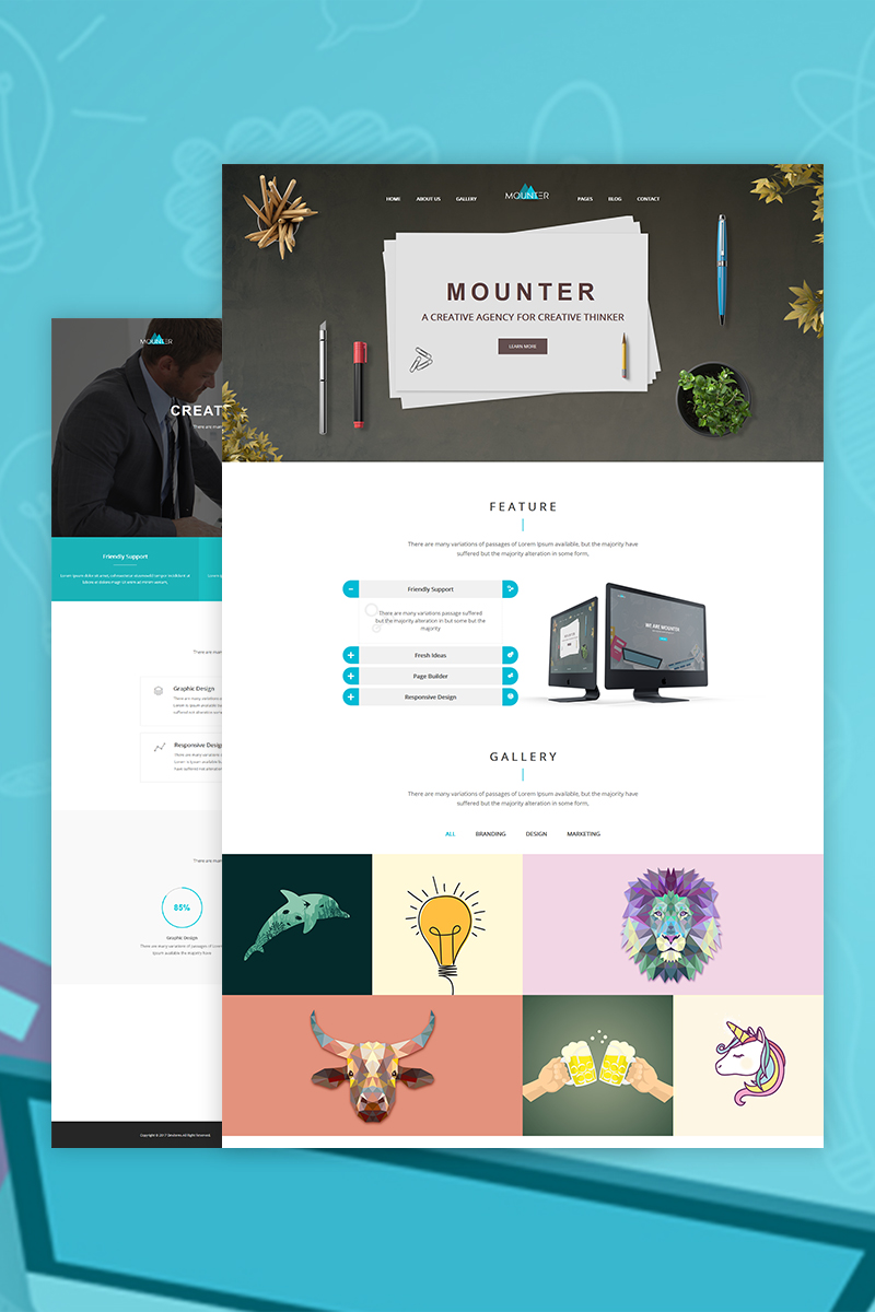 Mounter - Corporate Website Template