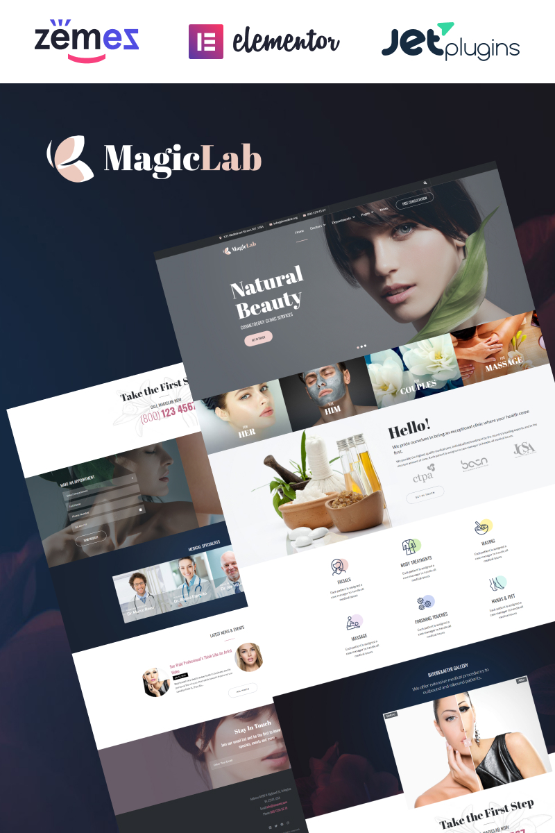 MagieLab - Cosmetic Clinic WordPress Theme
