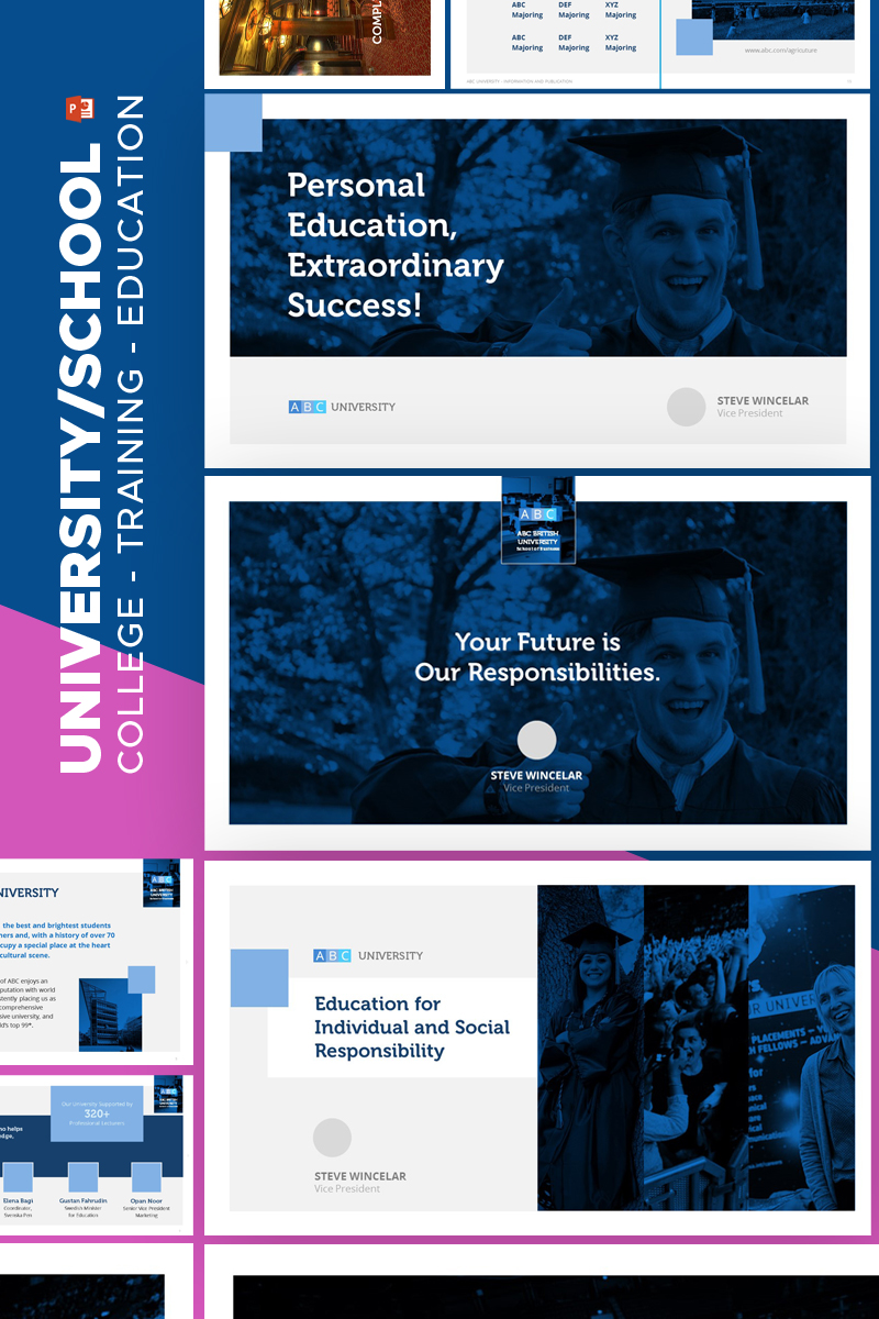 University Education - PowerPoint template