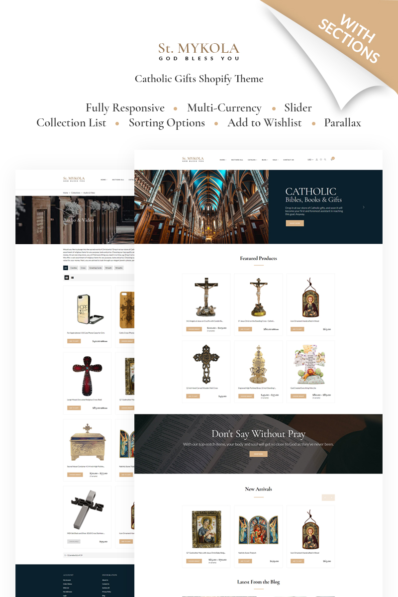 St.Mykola - Catholic Store Shopify Theme