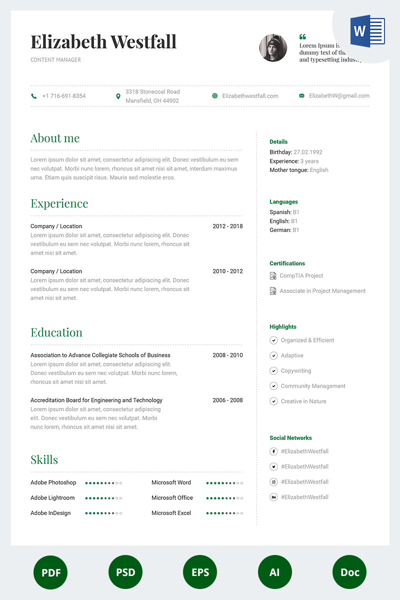 Resume Templates