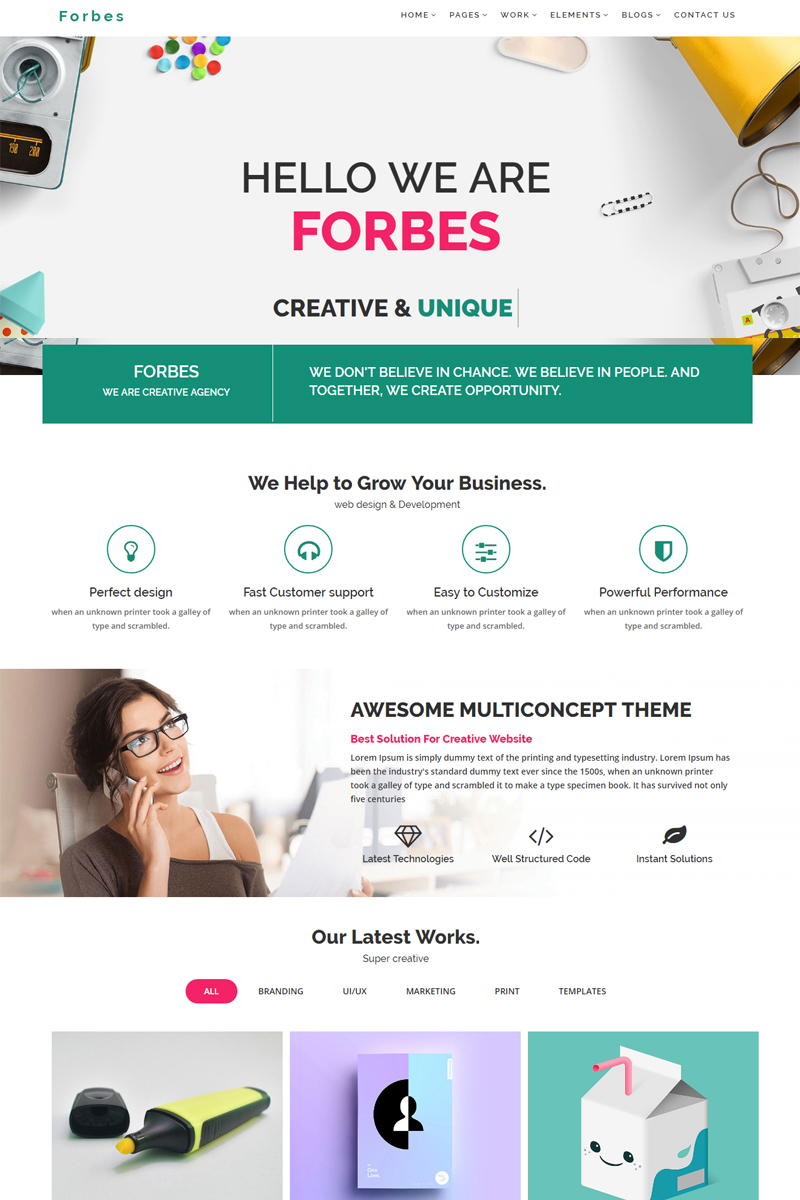 It Company Website Template Free