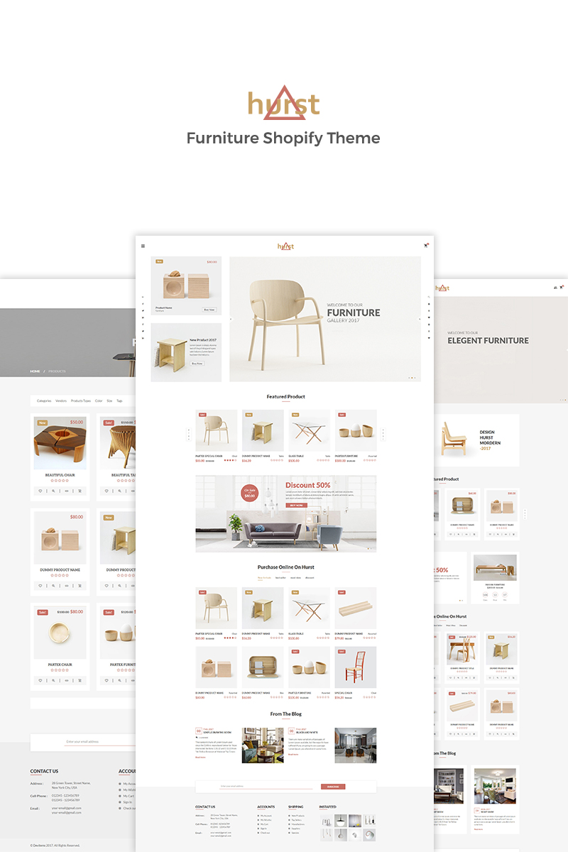 Hurst - Furniture Shopify Theme