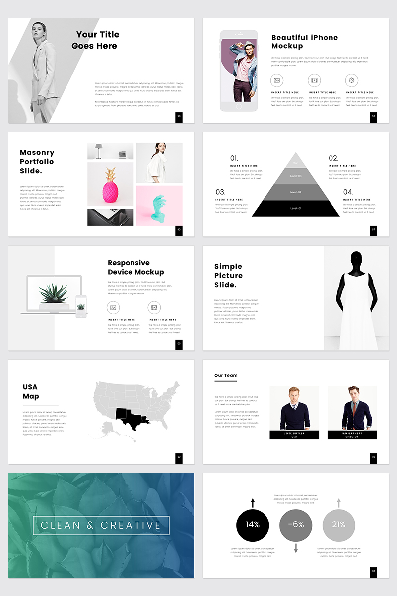 PROTHOM  Creative and Minimal - PowerPoint template