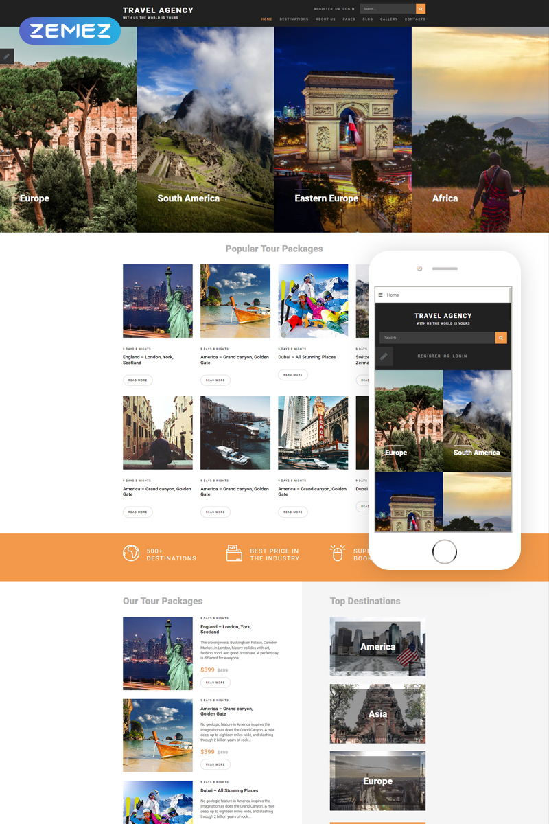 Travel Agency Joomla Template