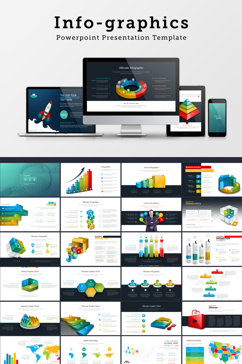 Infographics Presentation PowerPoint template