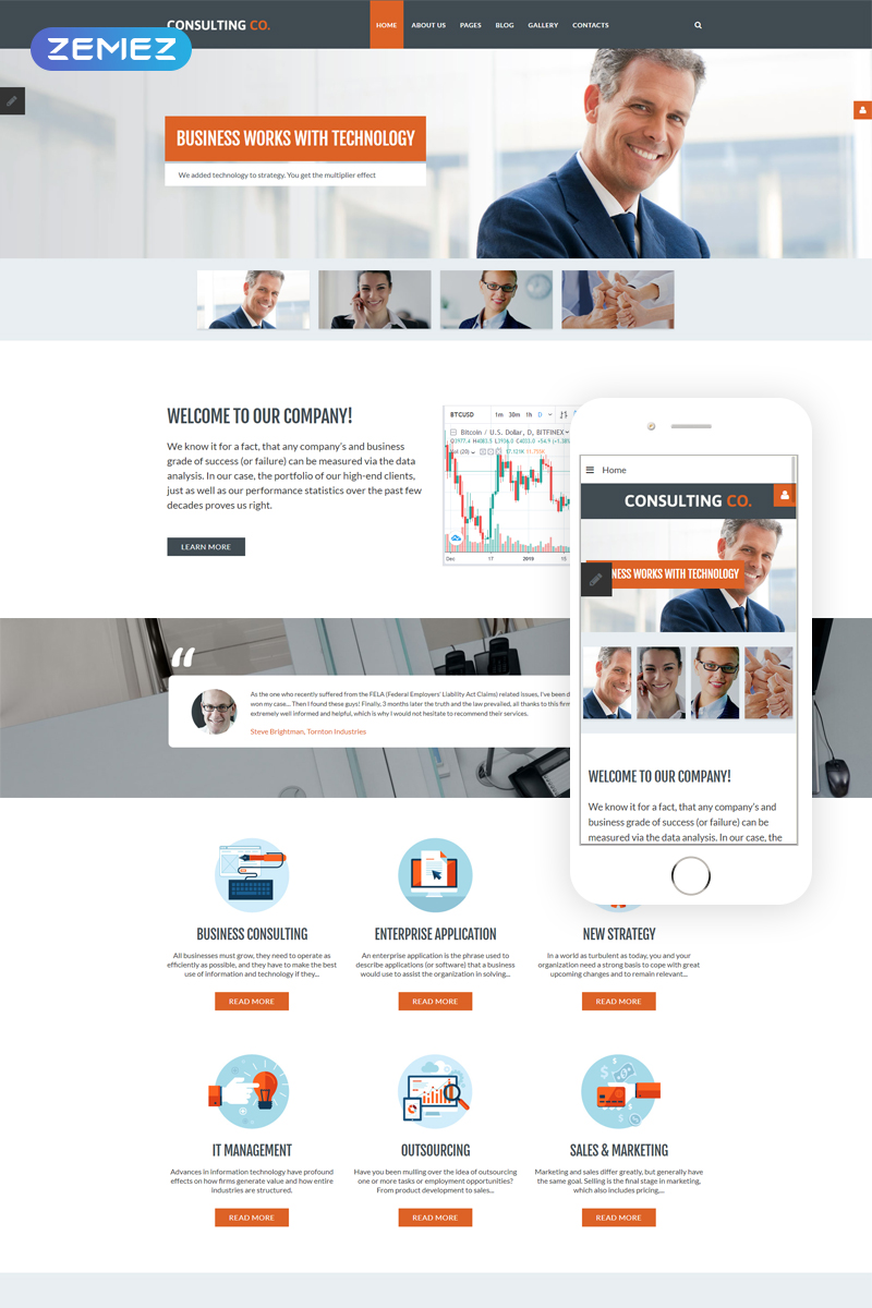 Consulting Co. - Consulting Corporate Joomla Template