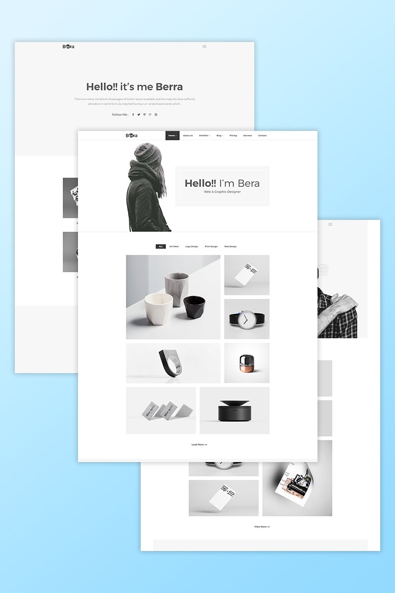 Berra - Minimal Portfolio Website Template