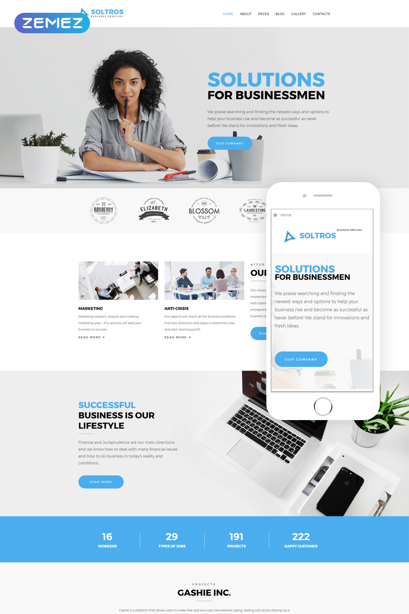 Soltros - Business Services Joomla Template