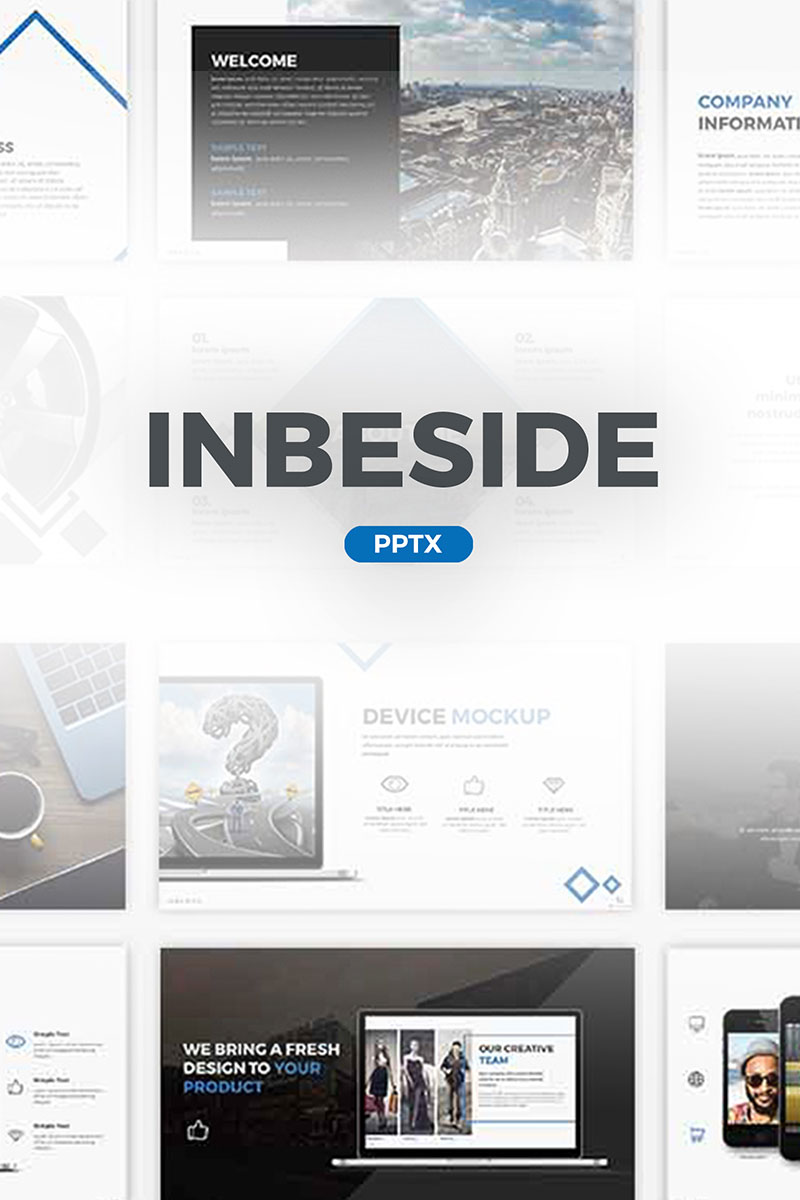 Inbeside Presentation PowerPoint template