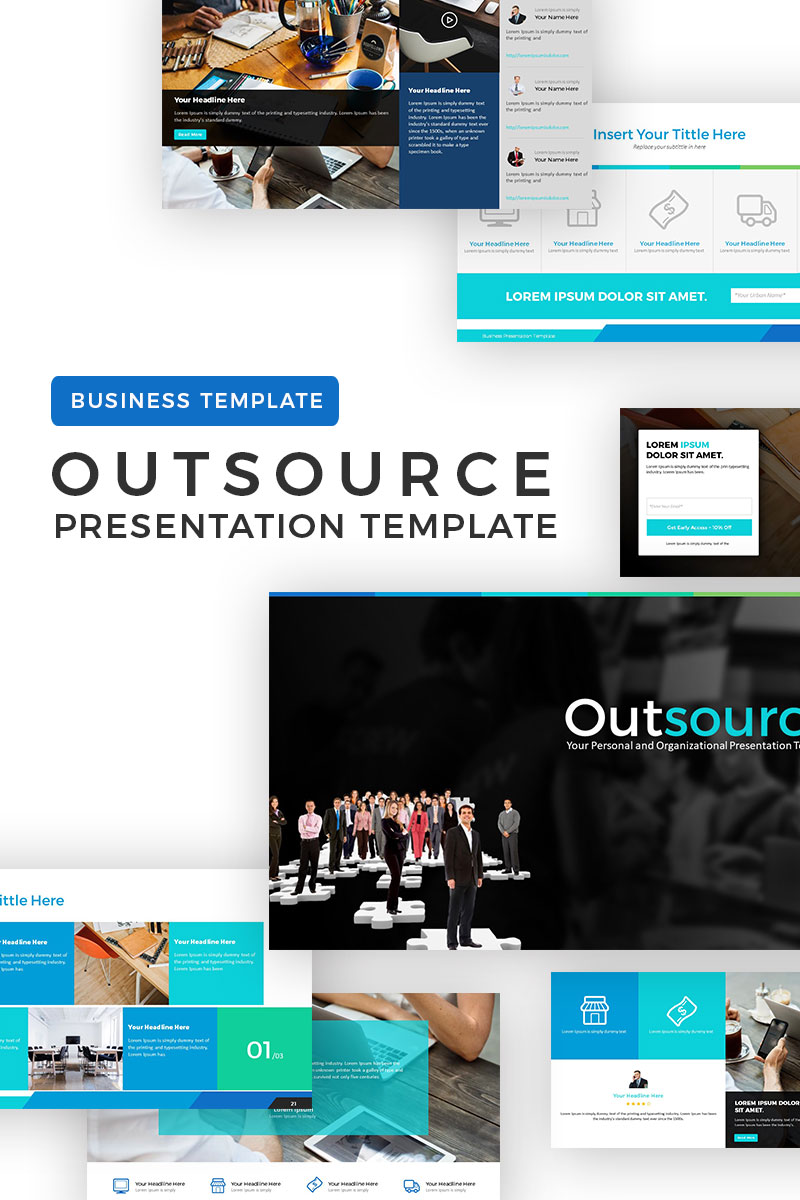 Outsource - PowerPoint template