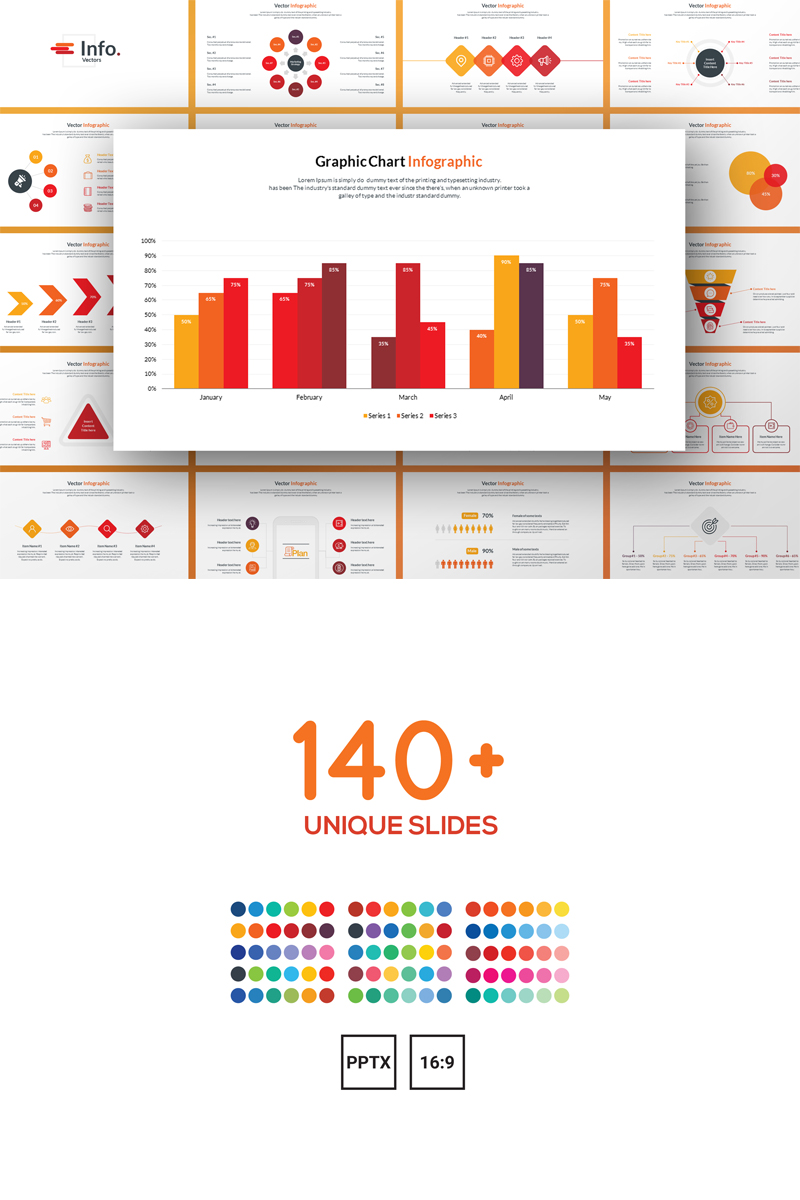Infographic - Only Infographic PowerPoint template