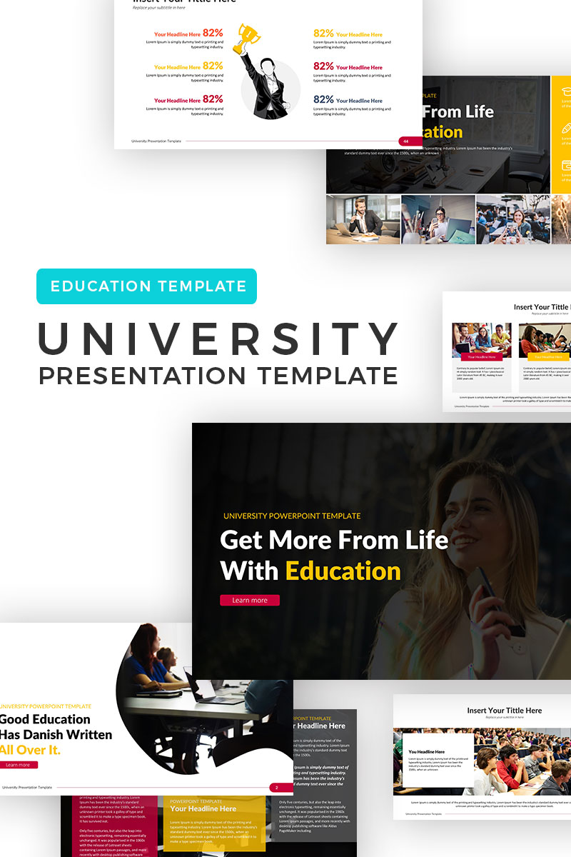 University - Education PowerPoint template