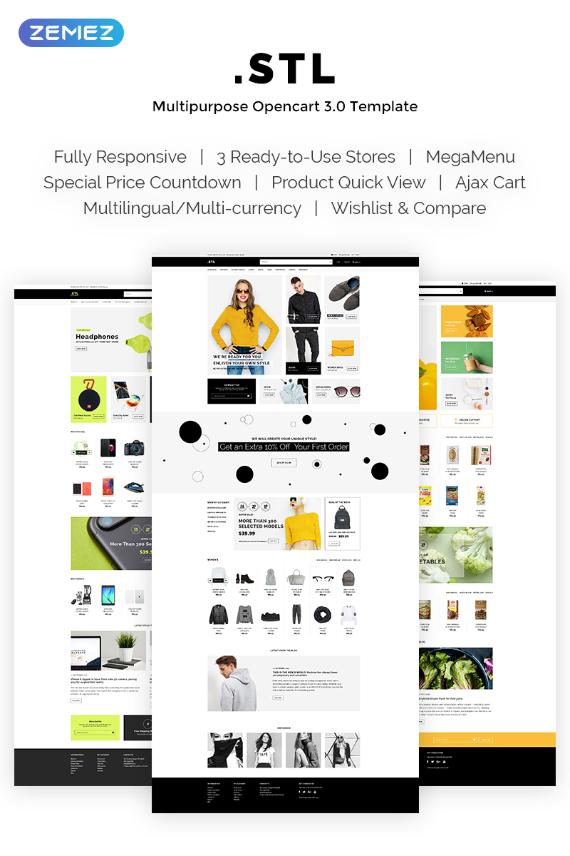 .STL - Women's Clothing Shop Responsive OpenCart Template