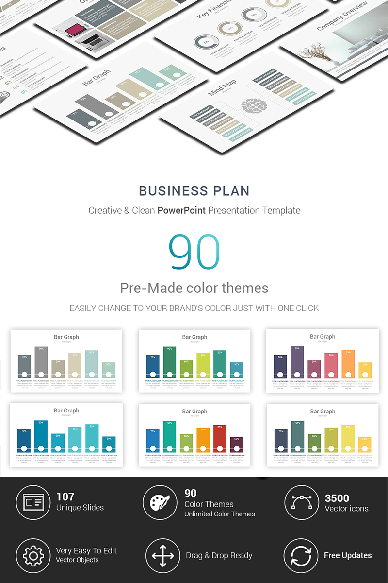 Business Plan Presentation Creative PowerPoint template