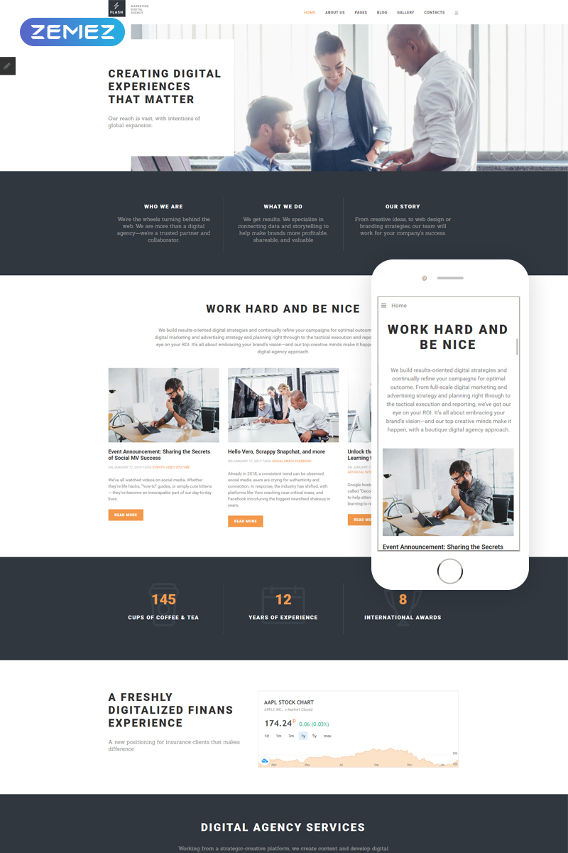 Flash - Digital Marketing Agency Joomla Template