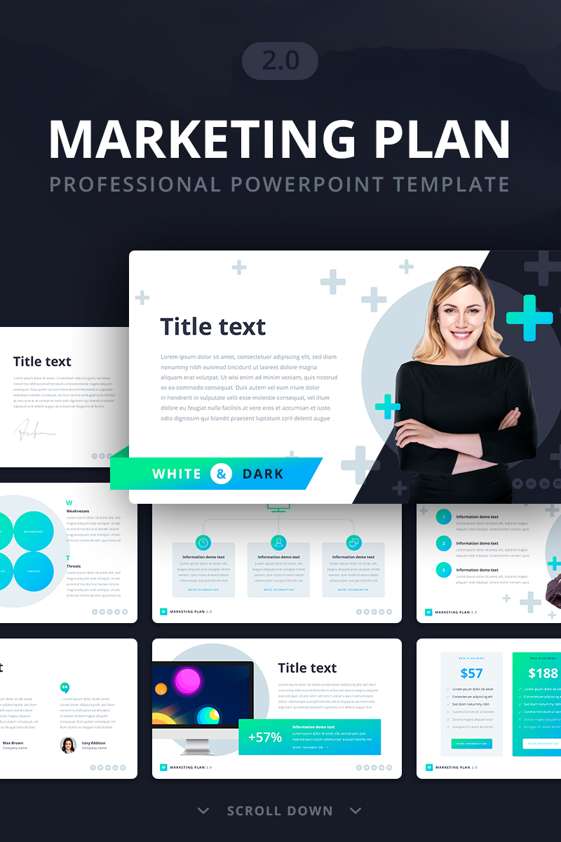 Marketing Plan 2.0 PowerPoint template