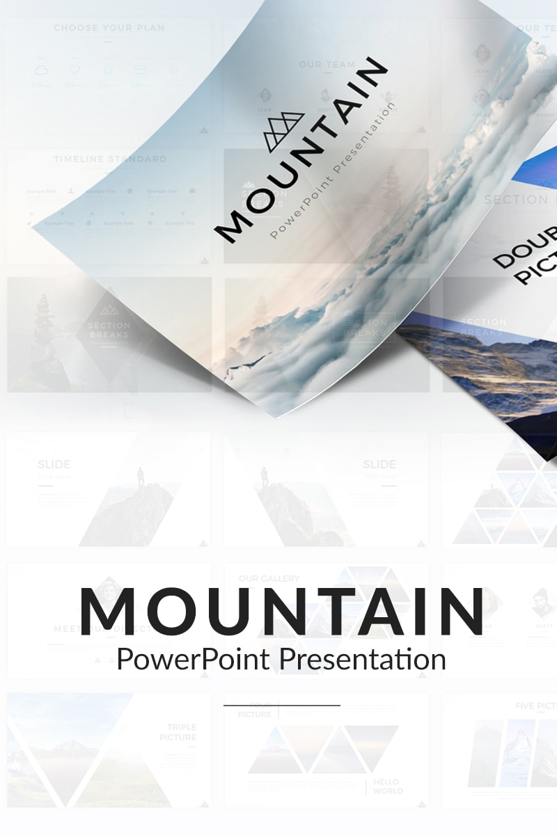 Mount PowerPoint template