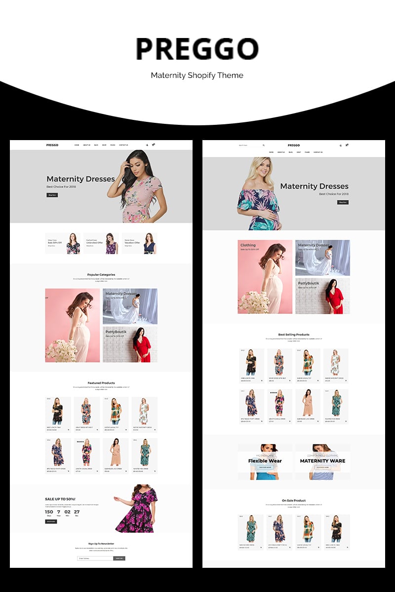 Preggo - Maternity Shopify Theme