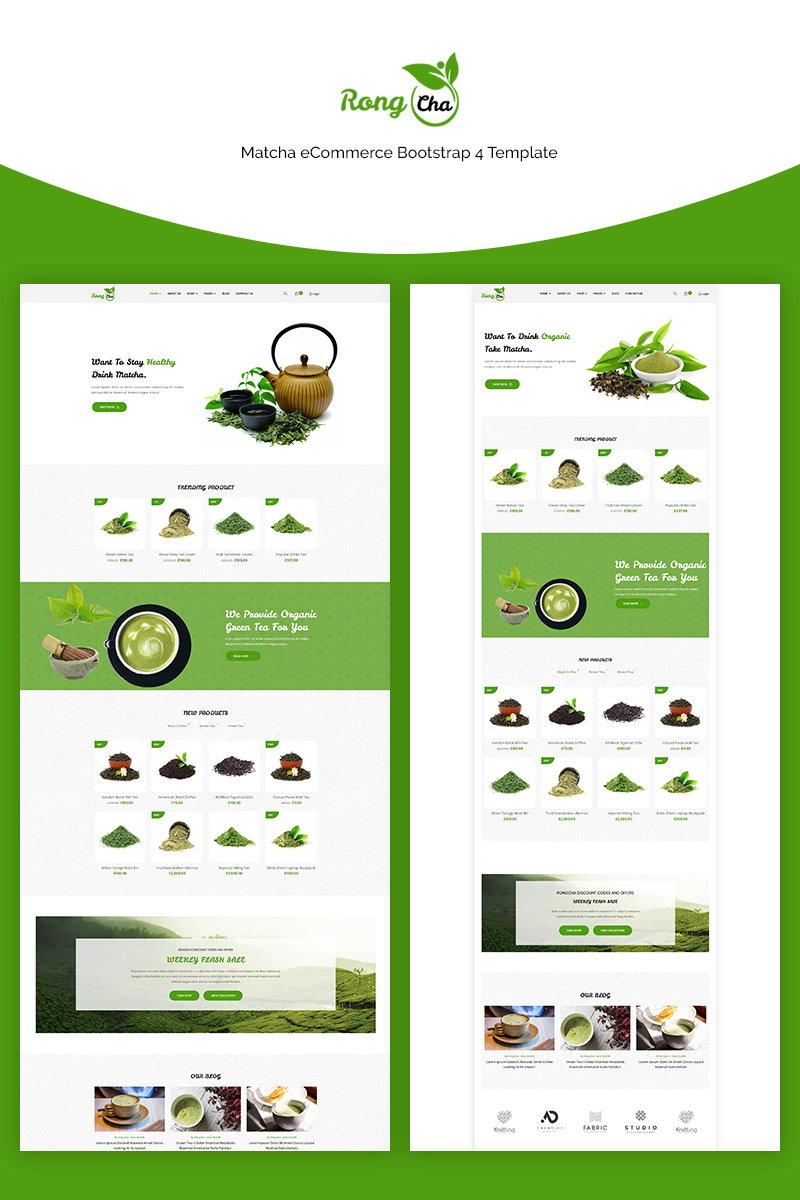 Rongcha - Matcha Bootstrap5 Website Template