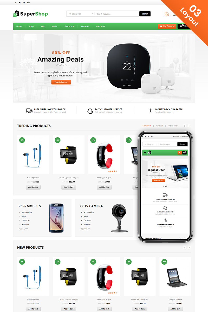 Super Shop - Multi Purpose WooCommerce Theme