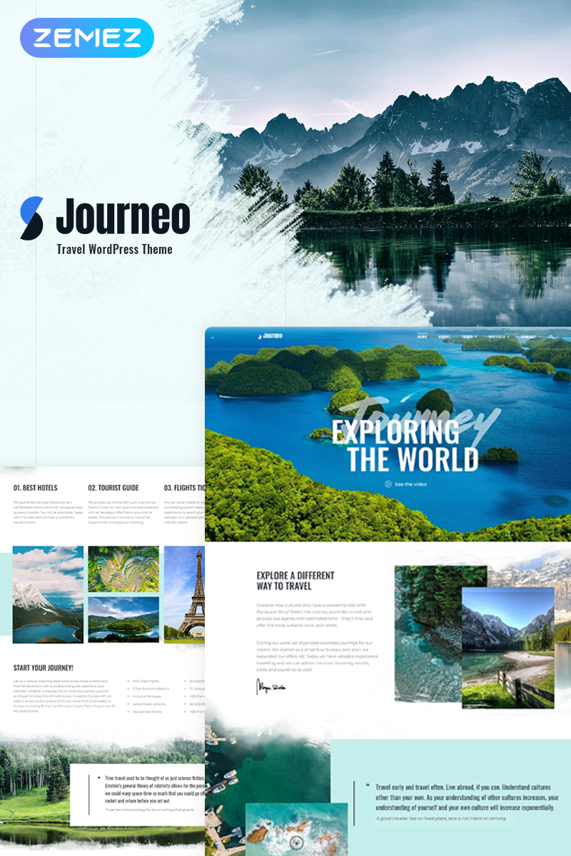 Journeo - Travel Agency WordPress Elementor Theme