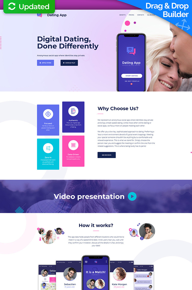 Dating Site Html Template