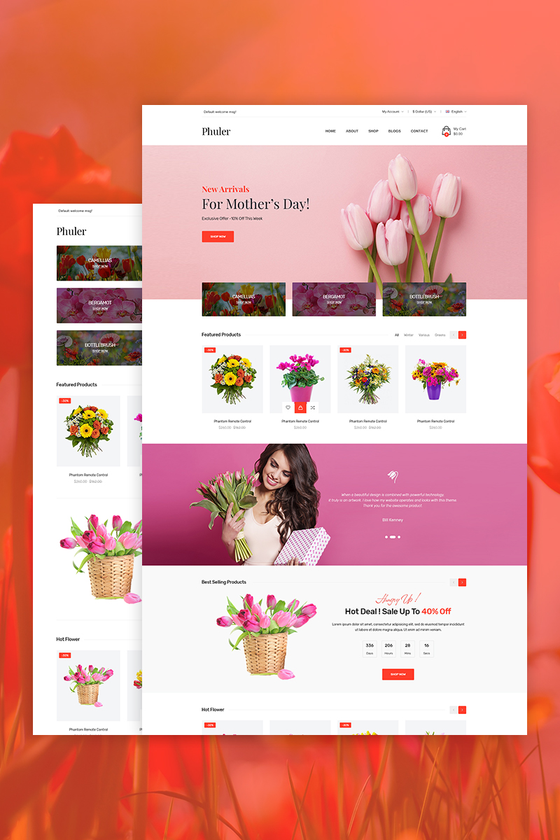 Phuler - Flower Shop WooCommerce Theme