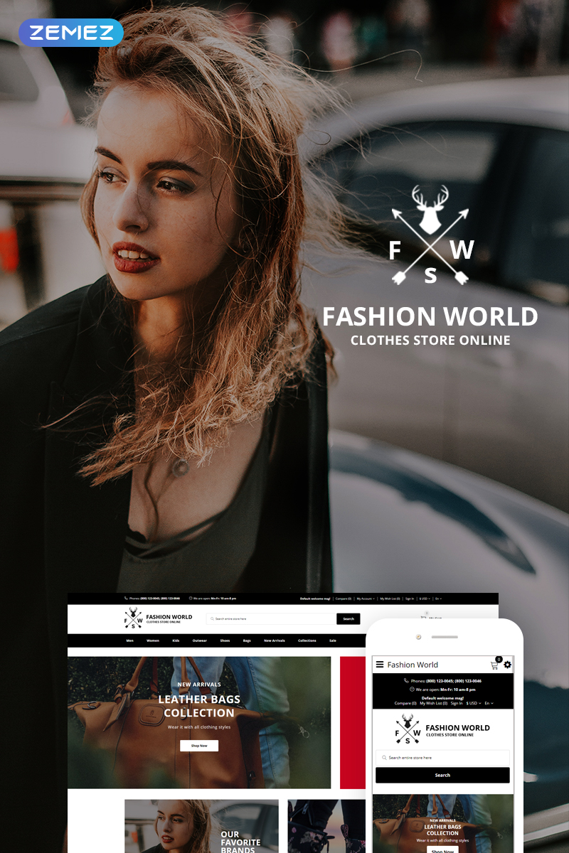 Fashion World OpenCart Template