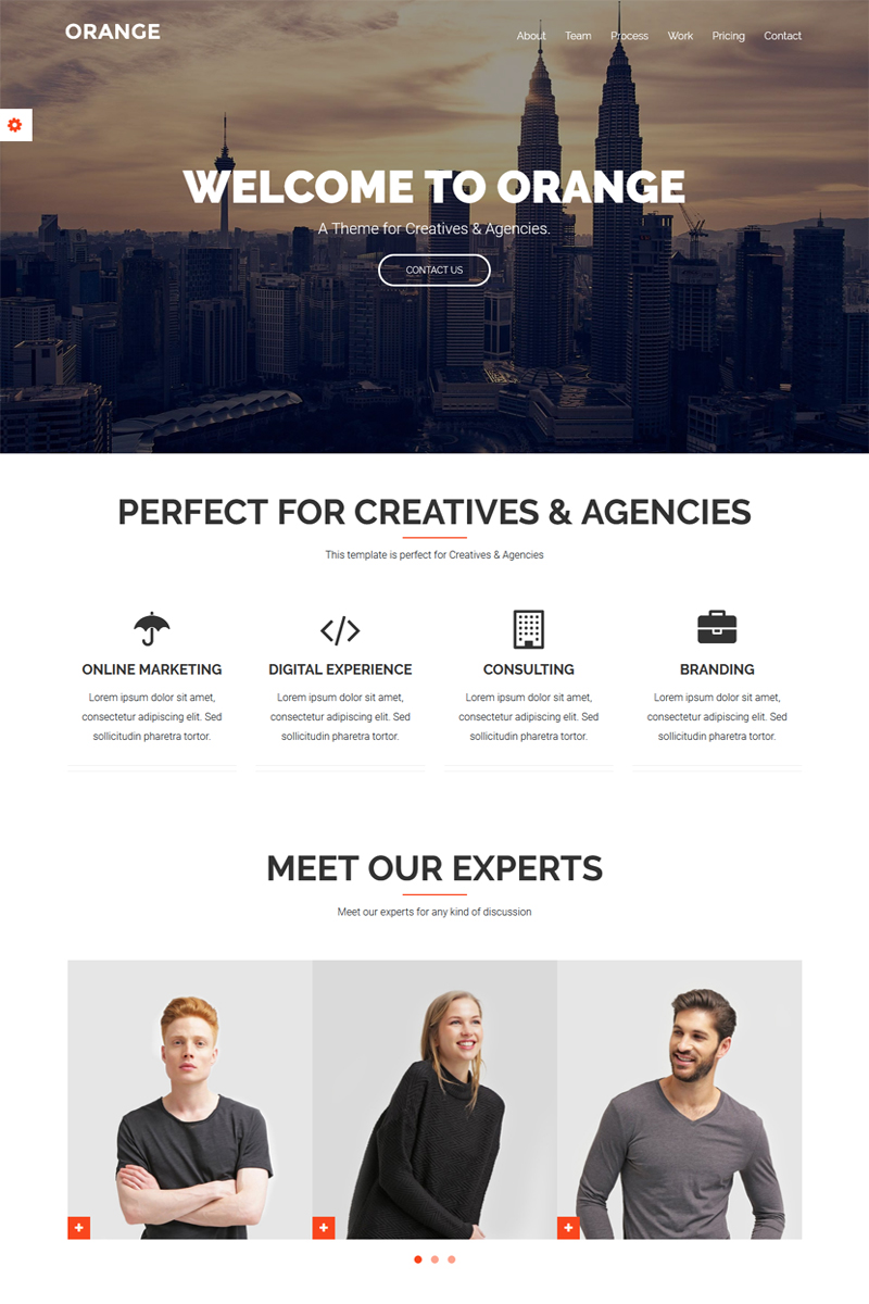 Orange - Multipurpose WordPress Theme