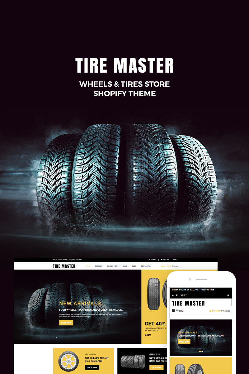 TireMaster - Wheels & Tires Shop Shopify Theme