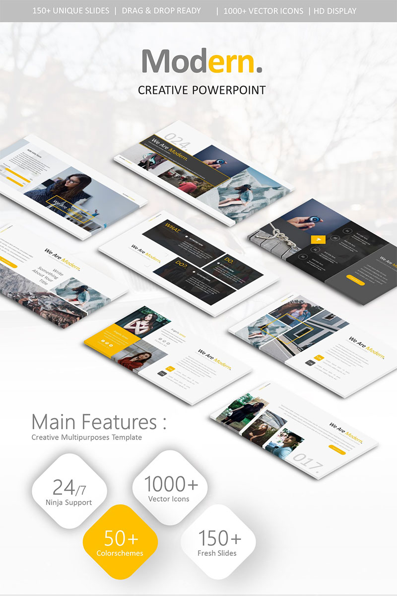 Modern Powerpoint PowerPoint template