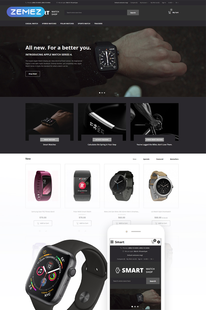 Smart - Gadget OpenCart Template