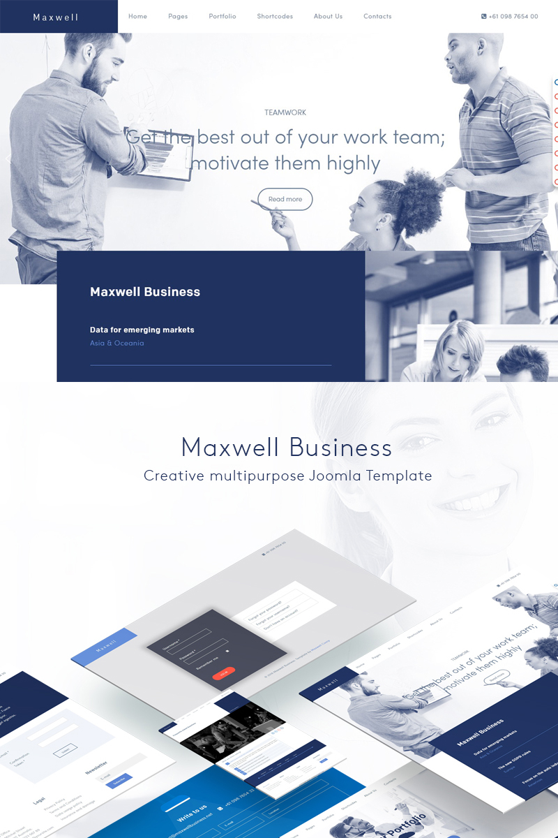 Maxwell Business Joomla Template