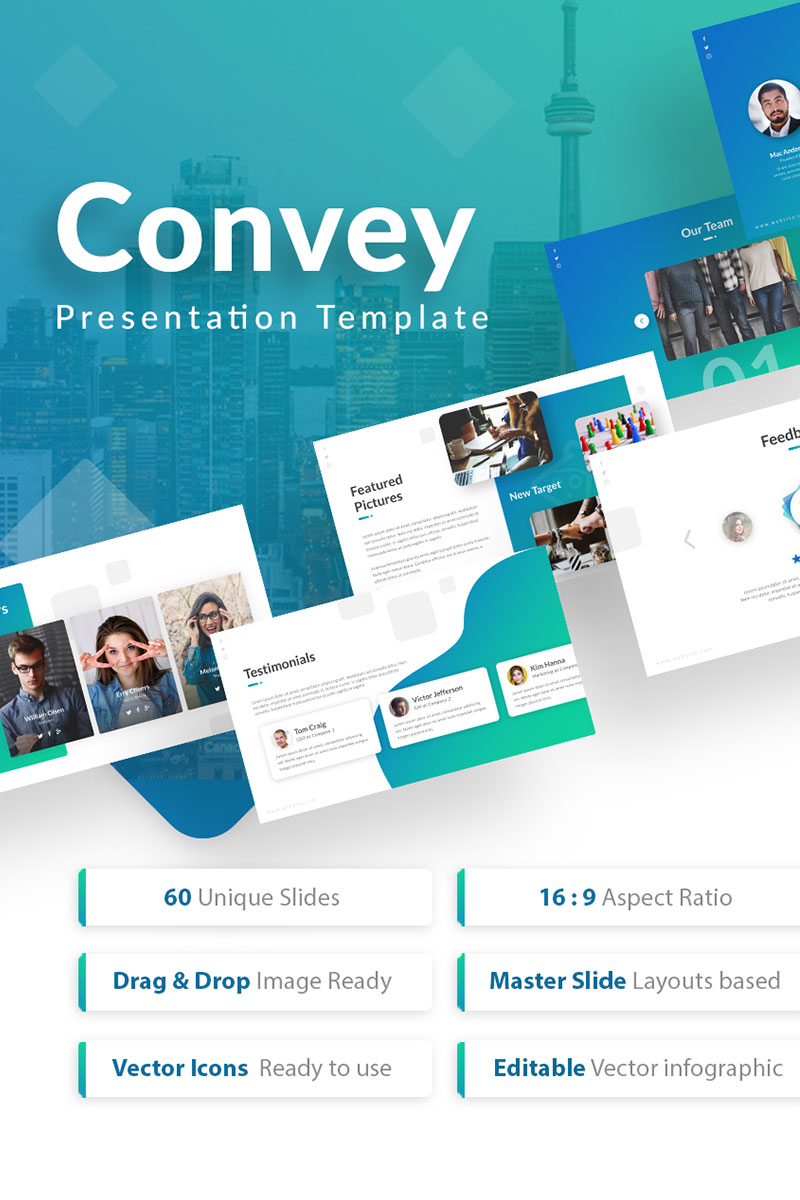 Convey - Business PowerPoint template