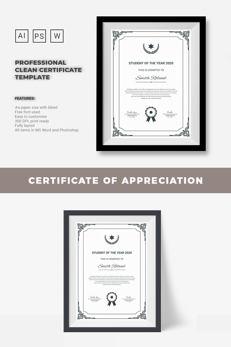 Certificat Templates