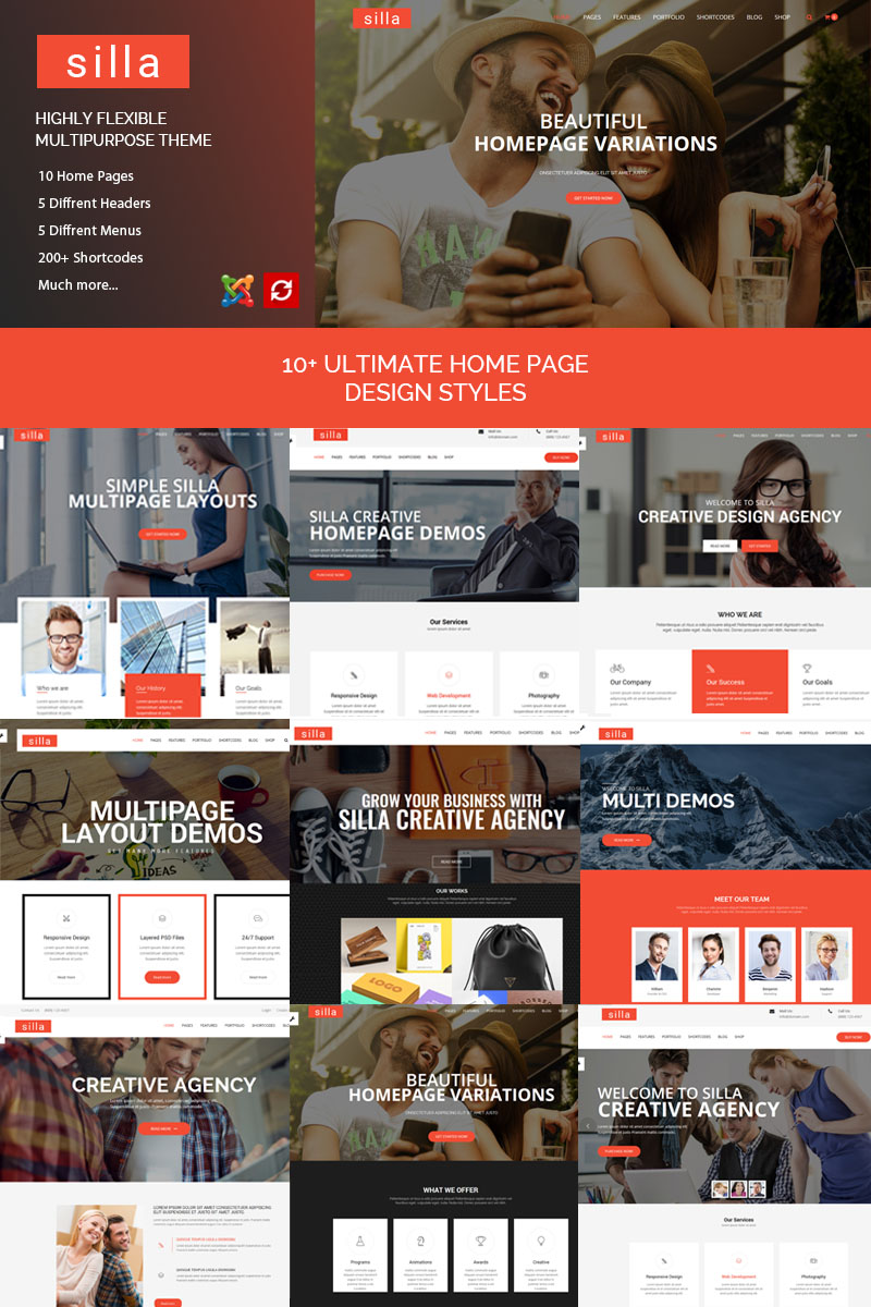 Silla | Responsive Multipurpose Joomla Template