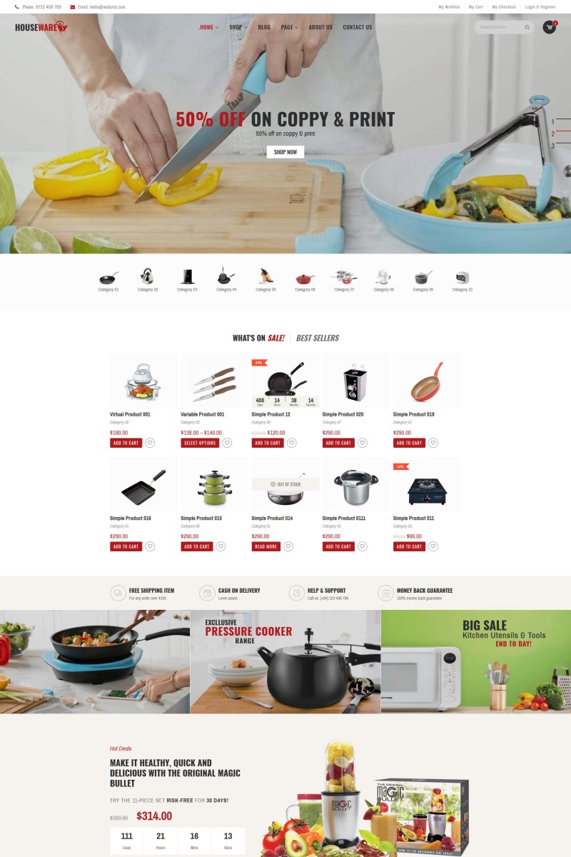 Houseware - Responsive WooCommerce Theme