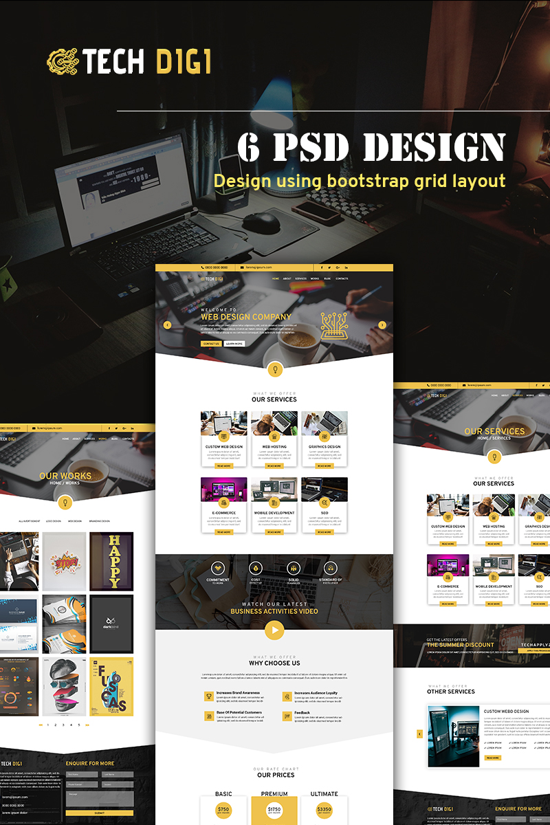 PSD Photoshop Templates