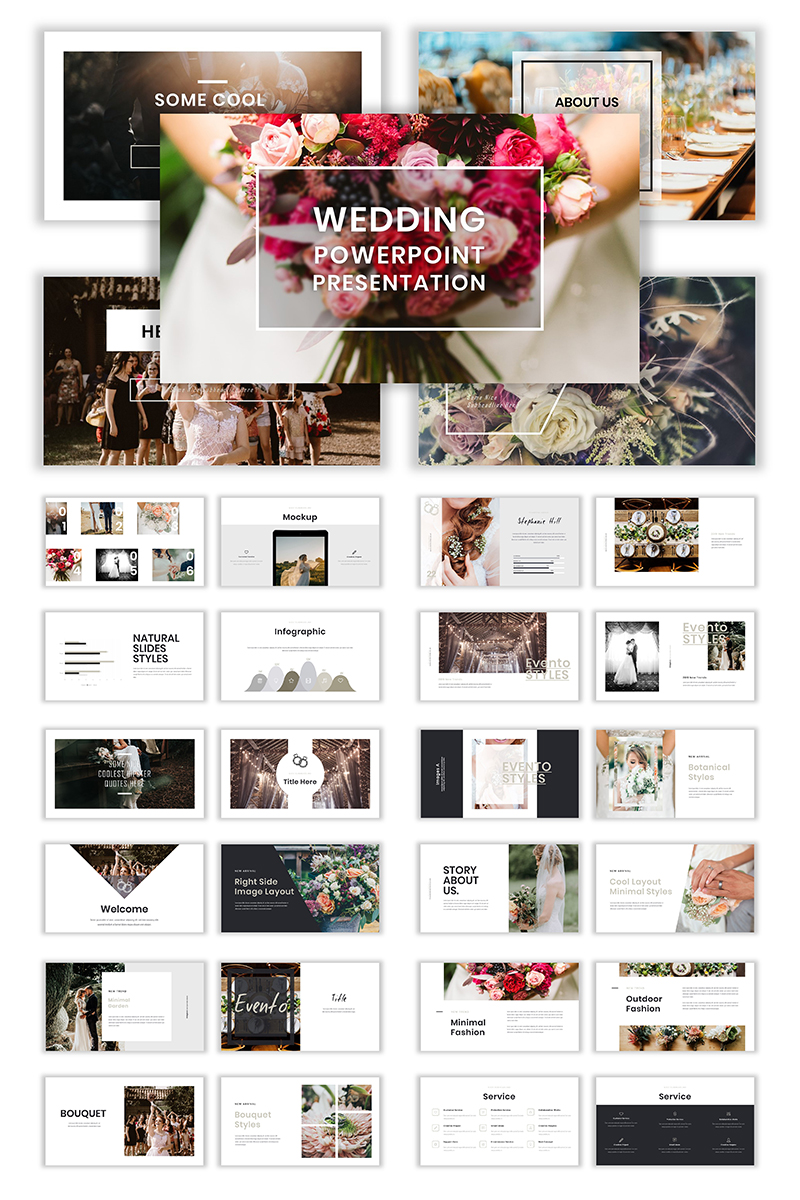 Wedding PowerPoint template for $22