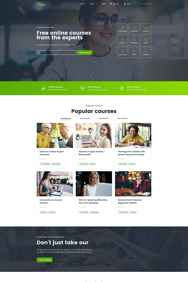 Tutor - Online Education And Teaching WordPress Theme