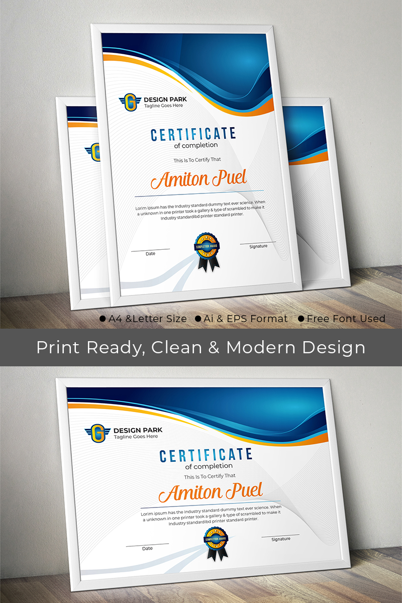 Certificat Templates