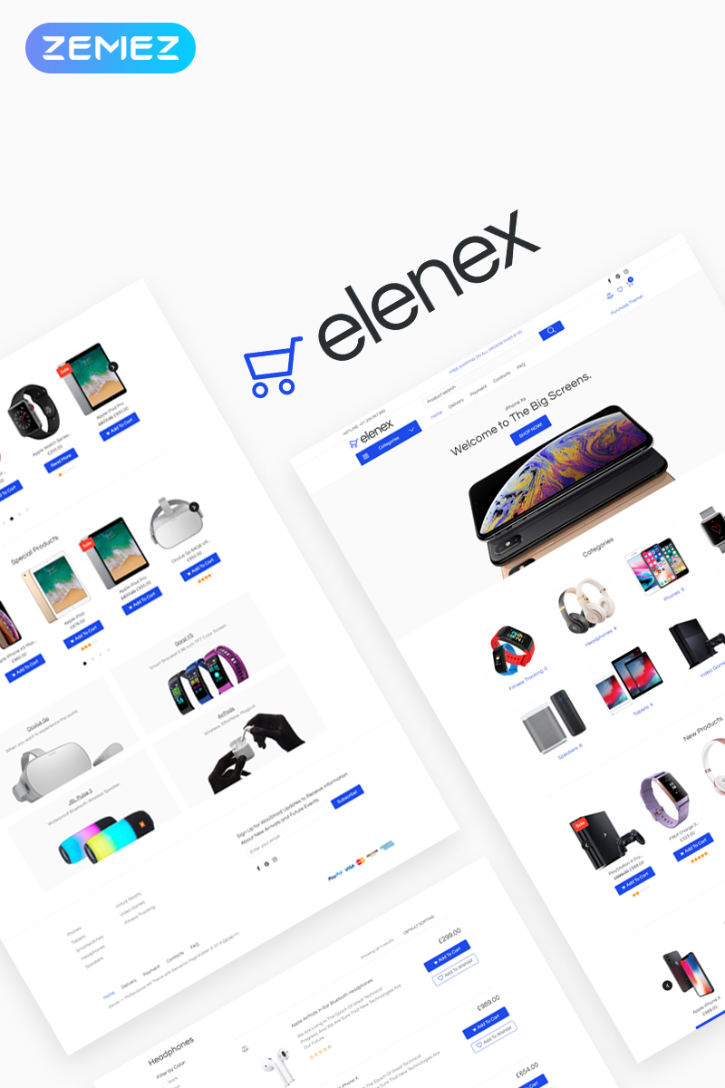 Elenex - Gadgets ECommerce Classic Elementor WooCommerce Theme