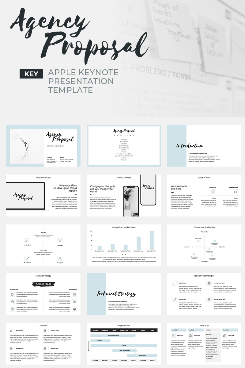 keynote presentation templates proposal