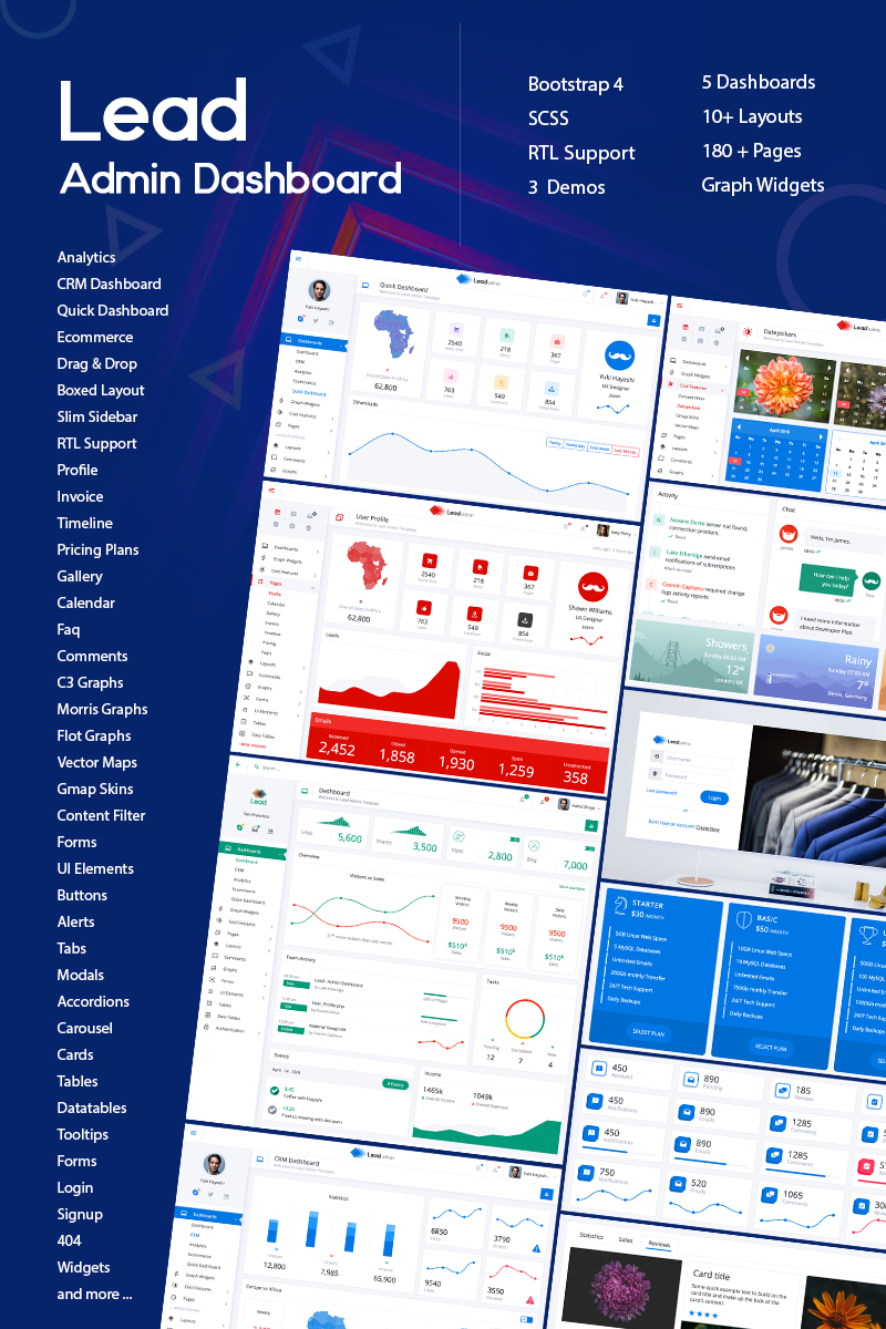 Lead -  Bootstrap  5 Admin Dashboard Template