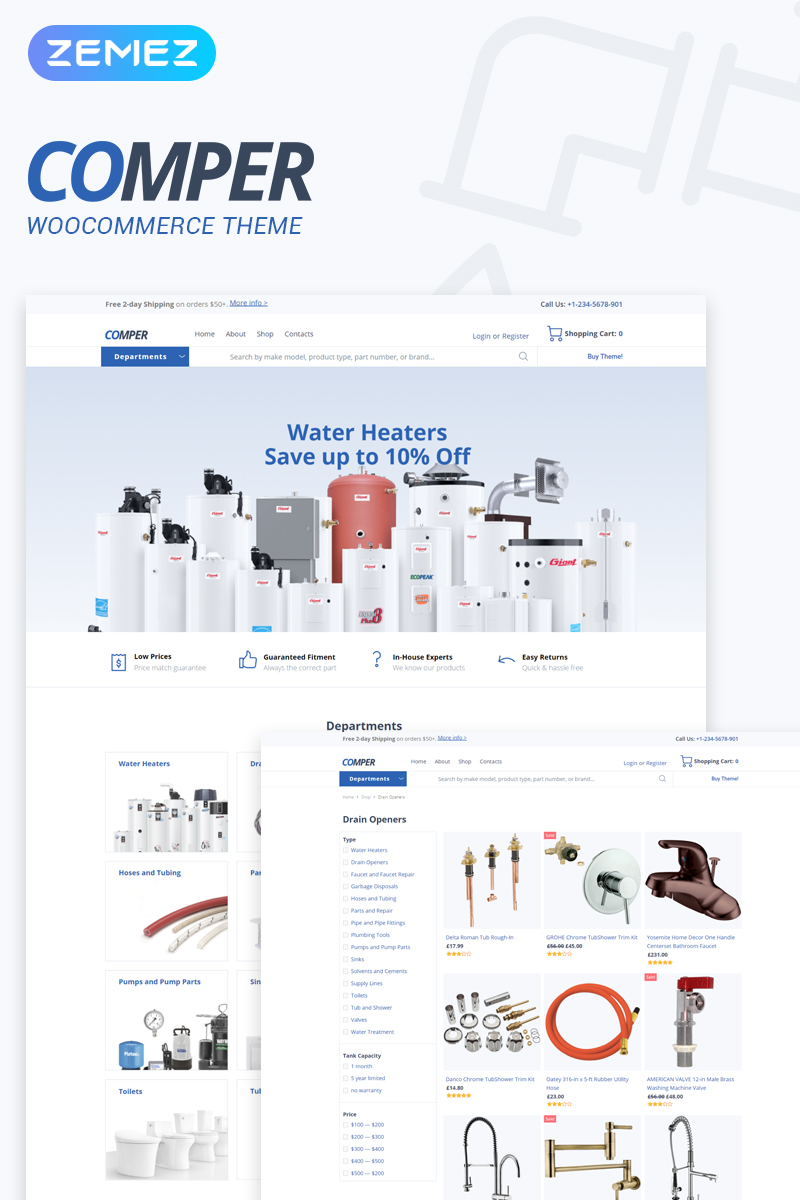 Thèmes WooCommerce