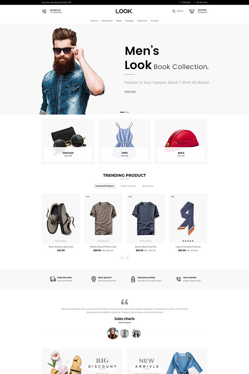 Look Fashion Shopify Theme
